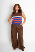 Oak Molly Pant Brown Women's Bottoms Thinking Mu