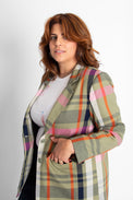 Rory Jacket Pink Tarten Women's Tops Eve Gravel