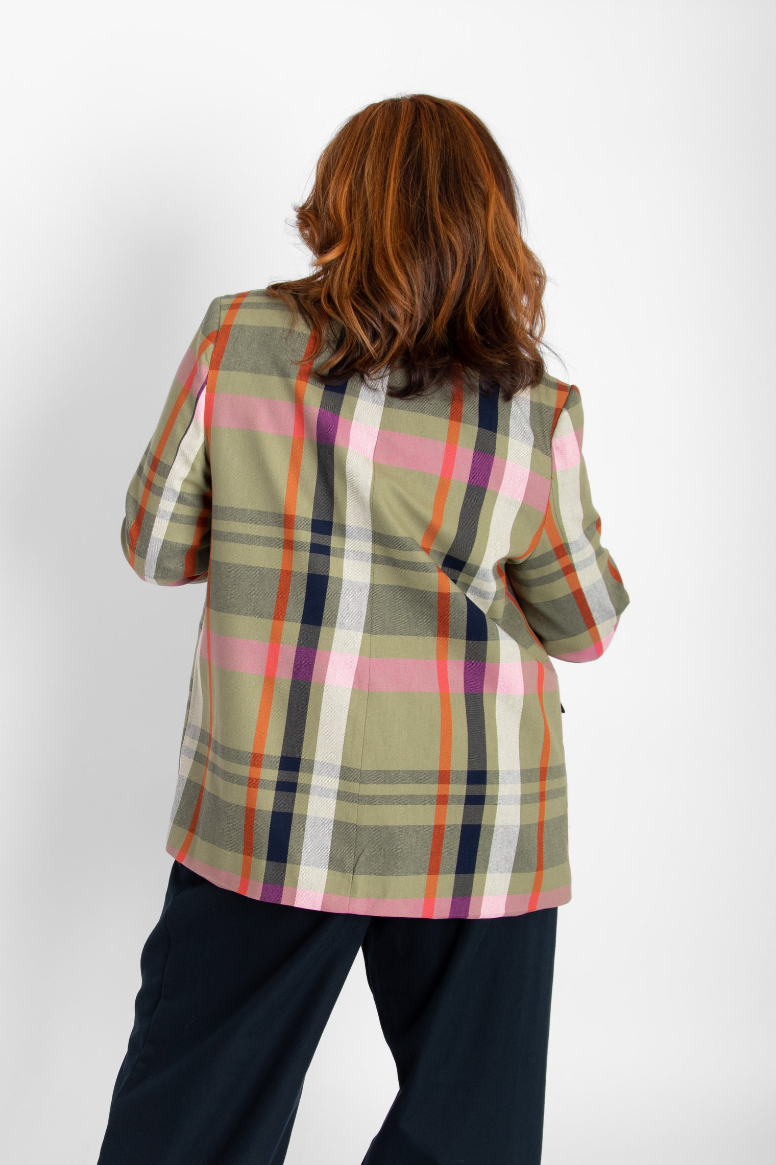 Rory Jacket Pink Tarten Women's Tops Eve Gravel