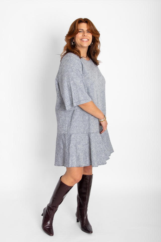 Tullilia Dress Heather Grey Women's Dresses Eve Gravel