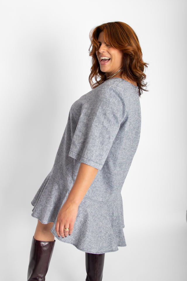 Tullilia Dress Heather Grey Women's Dresses Eve Gravel
