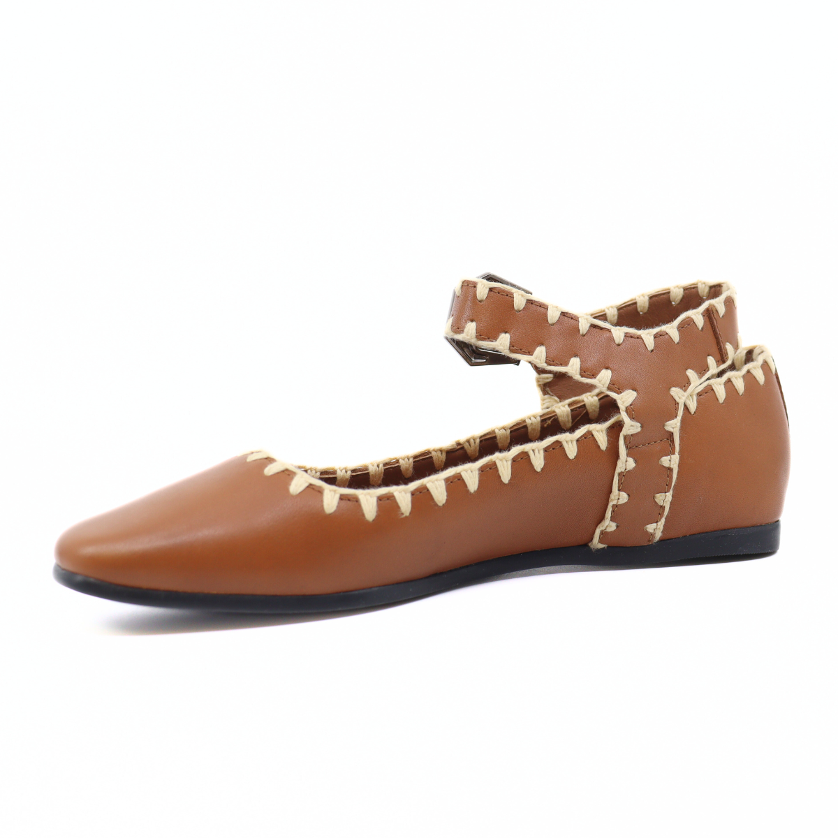 Crochet Mystic Flat Tan Women's Shoes Flats Free People