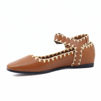 Crochet Mystic Flat Tan Women's Shoes Flats Free People