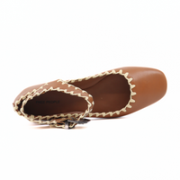 Crochet Mystic Flat Tan Women's Shoes Flats Free People