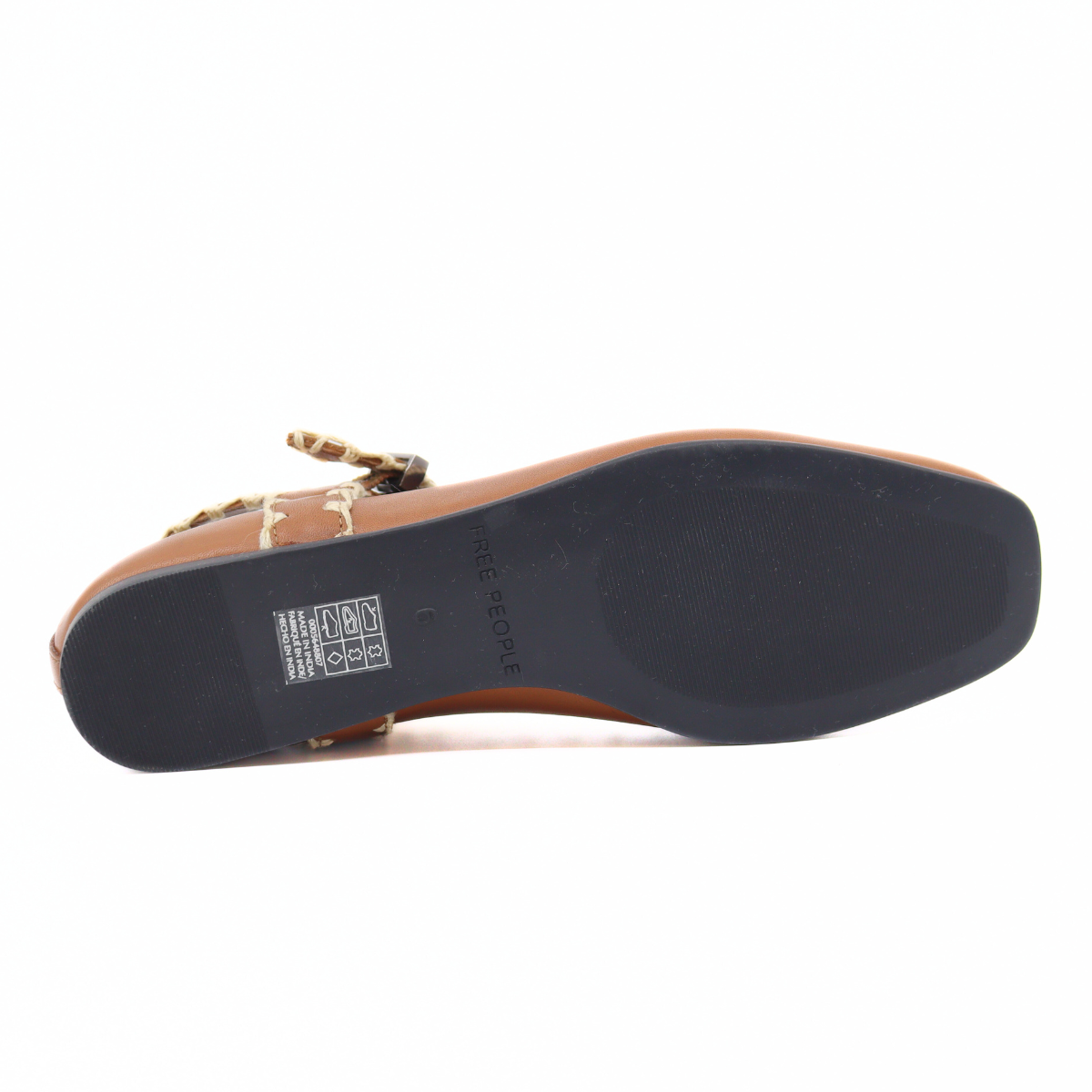 Crochet Mystic Flat Tan Women's Shoes Flats Free People