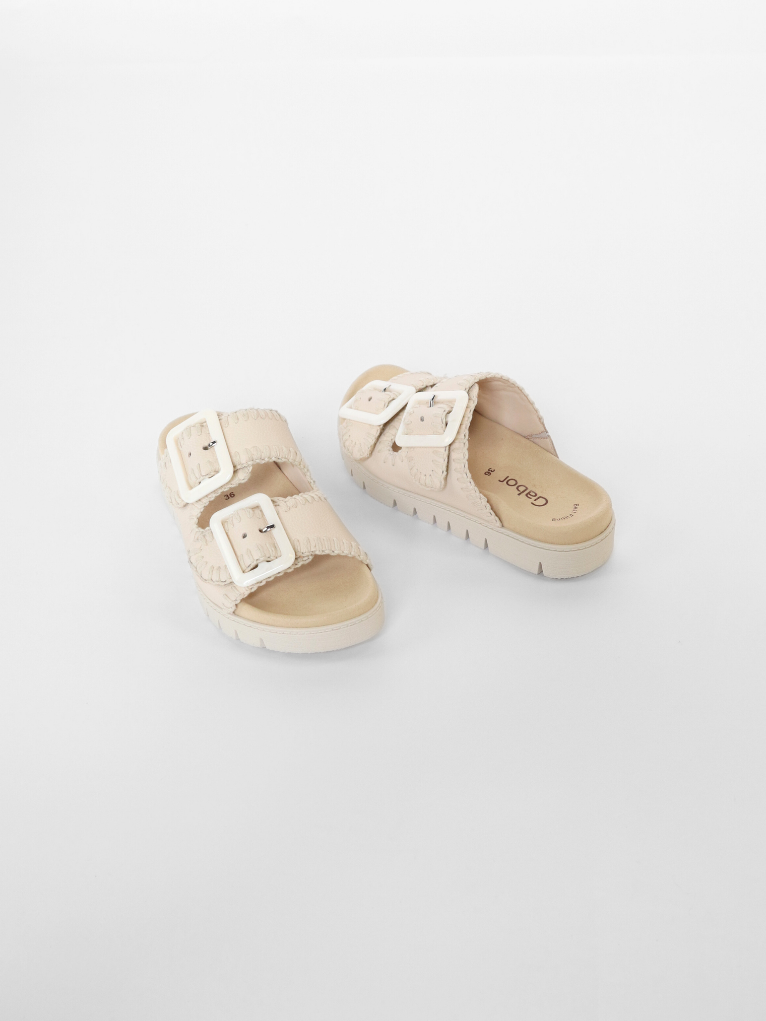 Sandalia Slide Crème Women's Sandals Gabor