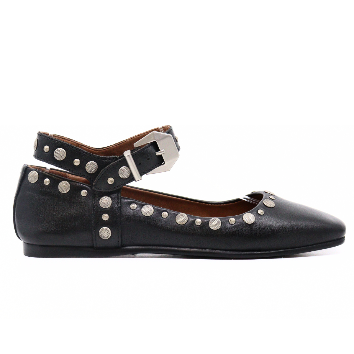 Mystic Mary Jane Black Shoes Soft Leather, Studded, Trendy The Sl Collective Mystic Mary Jane Black Shoes Soft Leather, Studded, Trendy The Sl Collective