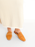At Ease Embossed Loafer Tan Suede Women's Shoes Free People