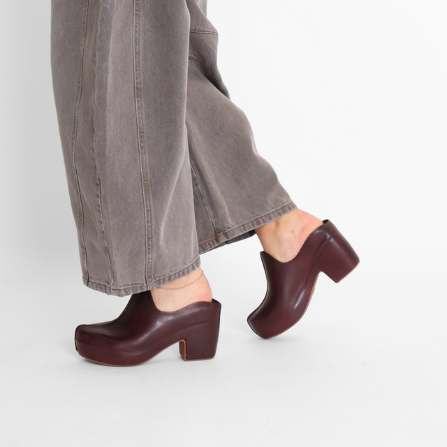 Vera Coffee Women's Shoes Platforms Antelope