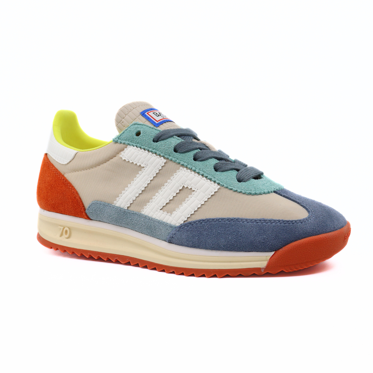 Barkley Jogger Multi Jeans Orange Women's Sneakers Back 70