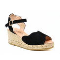 Oasis Black Women's Sandals Heels Ateliers    
