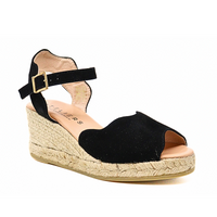 Oasis Black Women's Sandals Heels Ateliers    