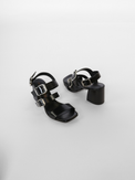 Abrasivato Nero Women's Sandals Heels Laura Bellariva