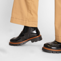 Billow Black Naplack Women's Boots Ateliers