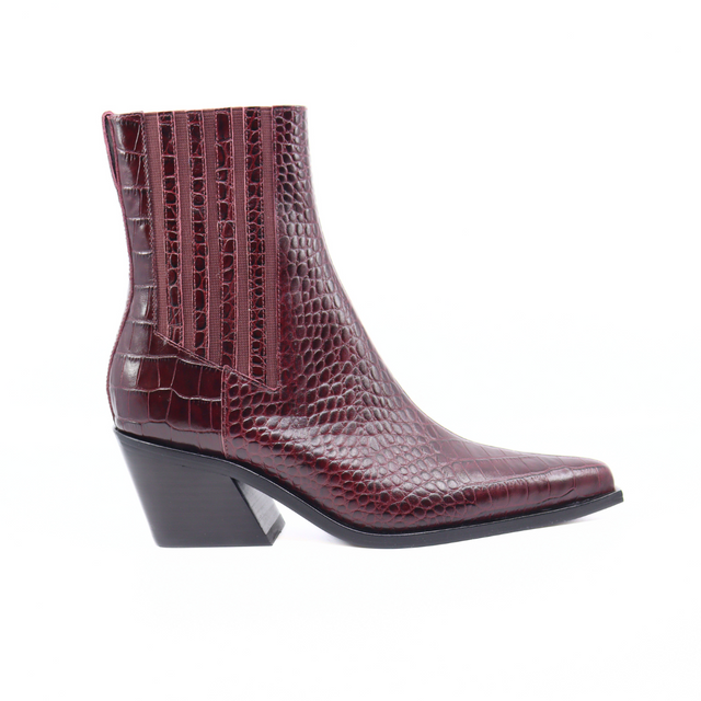Hillary Merlot Women's Boots Heels Intentionally Blank