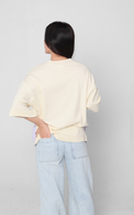 Homey Top Crème/Lilas Women's Tops Eve Gravel