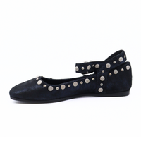 Mystic Mary Jane Navy Metallic Women's Shoes Flats Free People