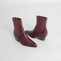 Hillary Merlot Women's Boots Heels Intentionally Blank