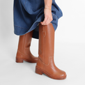 Blaze Pull on Boot Vintage Tan Leather Women's Boots Free People