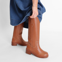 Blaze Pull on Boot Vintage Tan Leather Women's Boots Free People