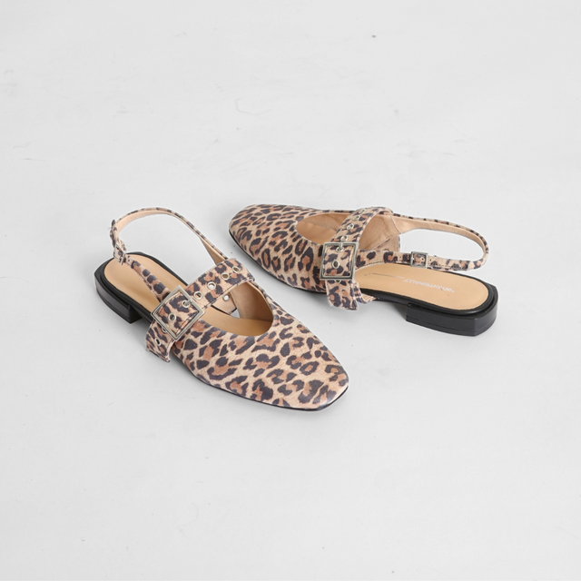 Pearl Leopard Women's Shoes Flats Intentionally Blank