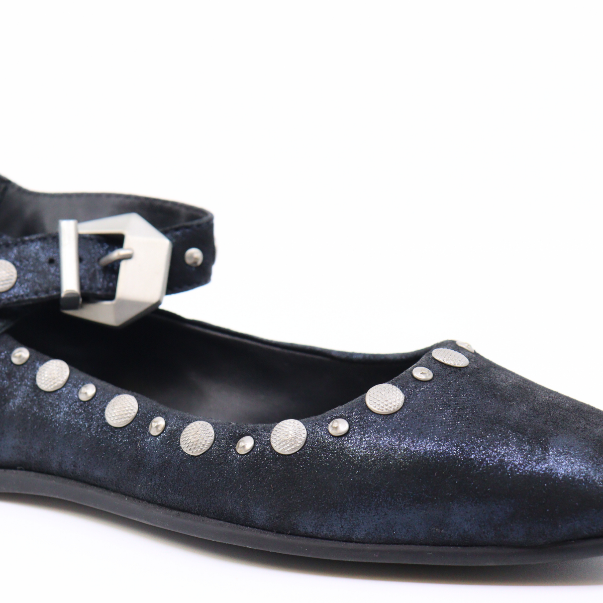 Mystic Mary Jane Navy Metallic Women's Shoes Flats Free People