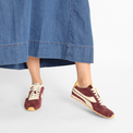Essex Royal Burgundy Women's Sneakers Oncept