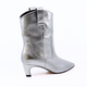 Dicte Silver Metallic Women's Boots Heels Shoe the Bear    