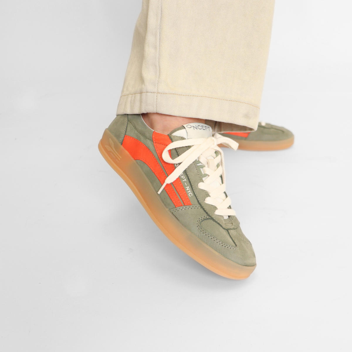 Fez Dark Olive Women's Sneakers Oncept