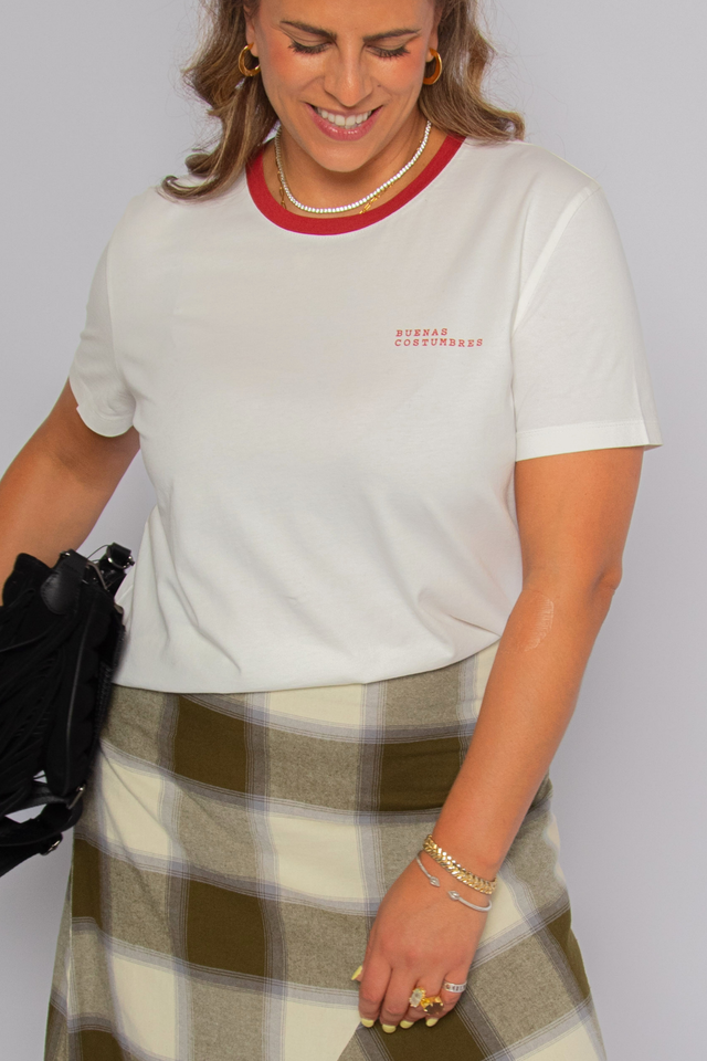 Costumbres Zowie Tee White