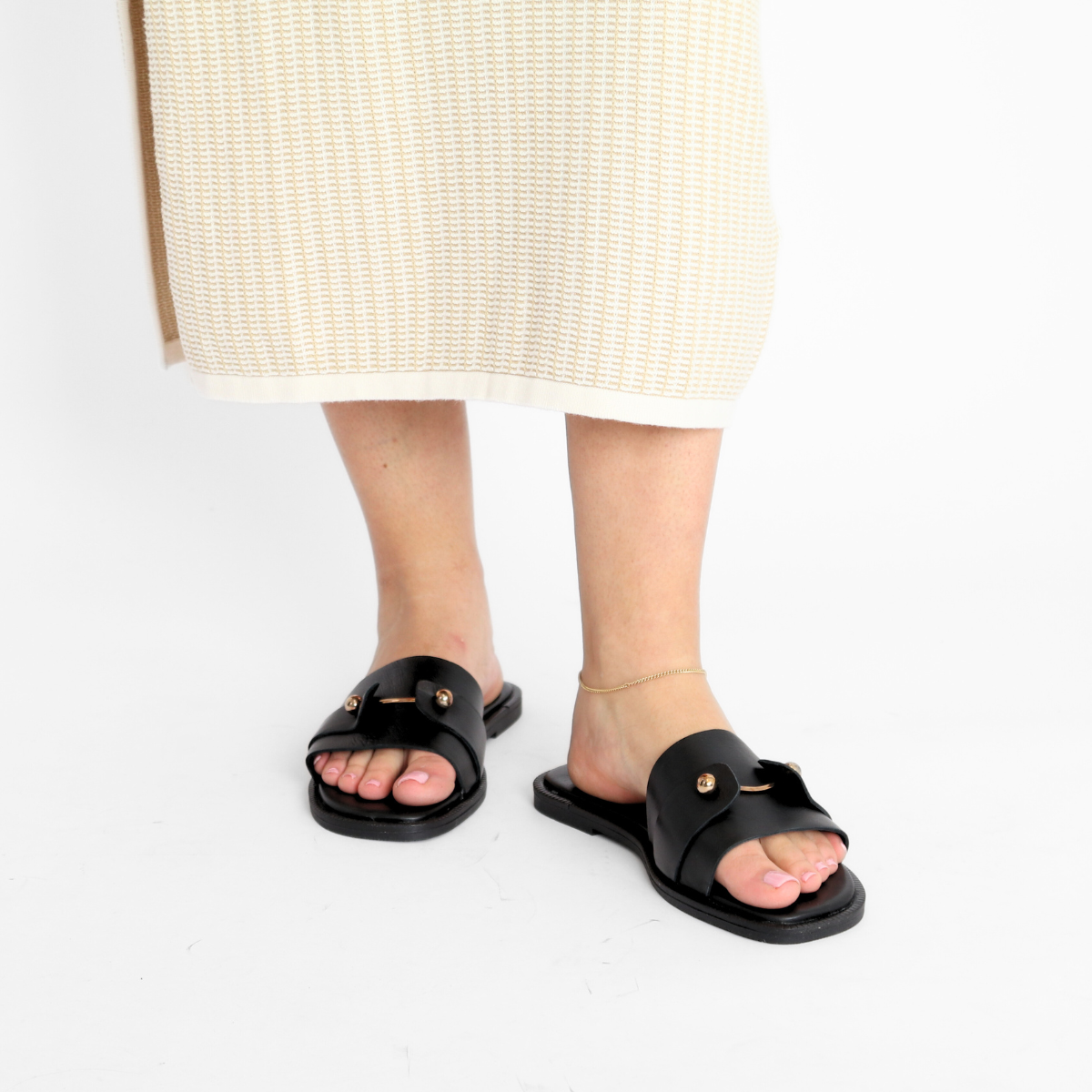 Faleria Black Women's Sandals Ateliers