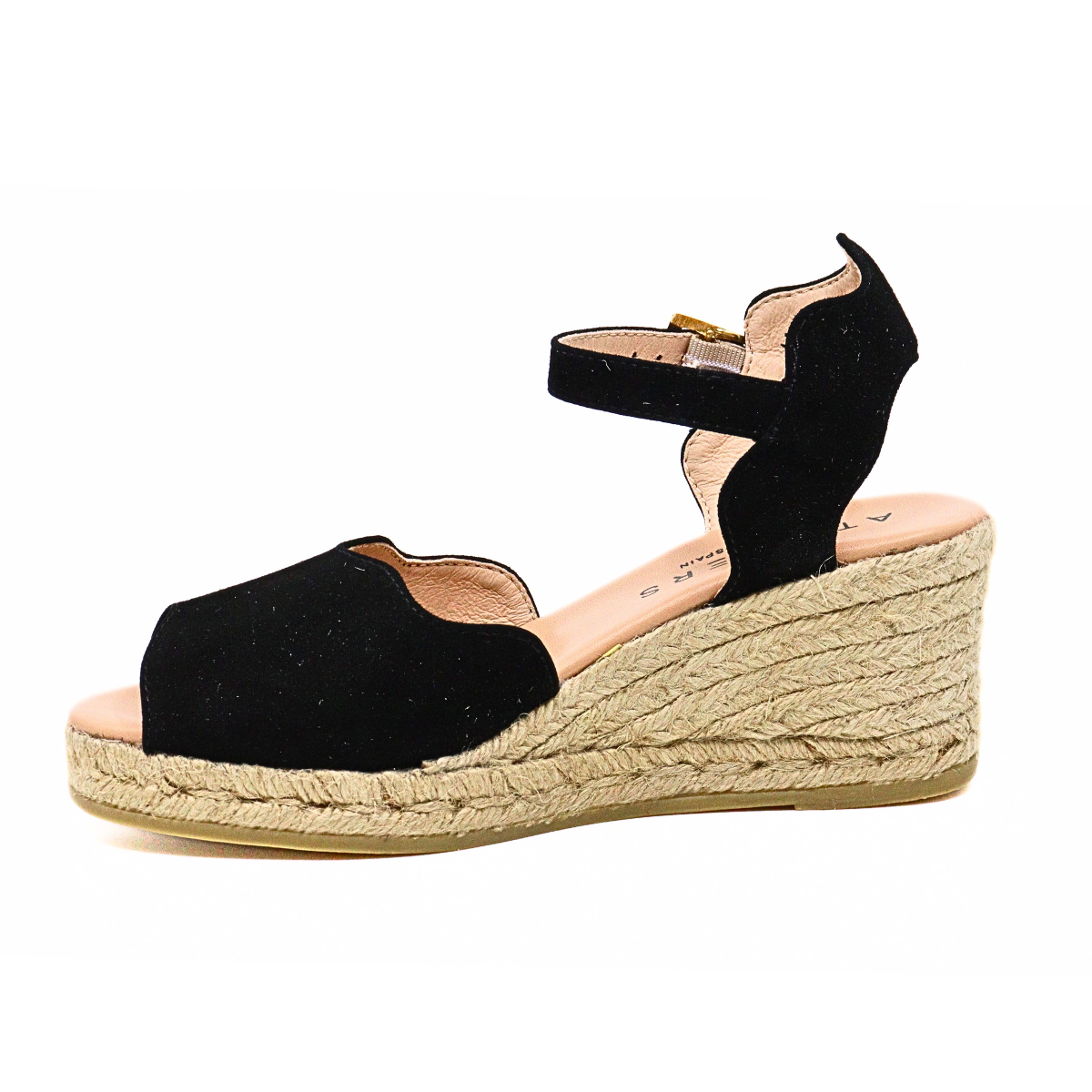 Oasis Black Women's Sandals Heels Ateliers    