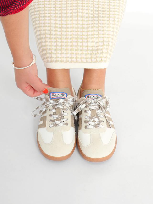 Ghost Taupe Women's Sneakers Back 70