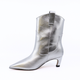 Dicte Silver Metallic Women's Boots Heels Shoe the Bear    