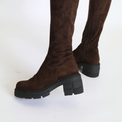 Brenna Brown Suede Women's Boots Heels Bos & Co