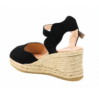 Oasis Black Women's Sandals Heels Ateliers    