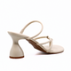 Una Cream Women's Sandals Heels Intentionally Blank    