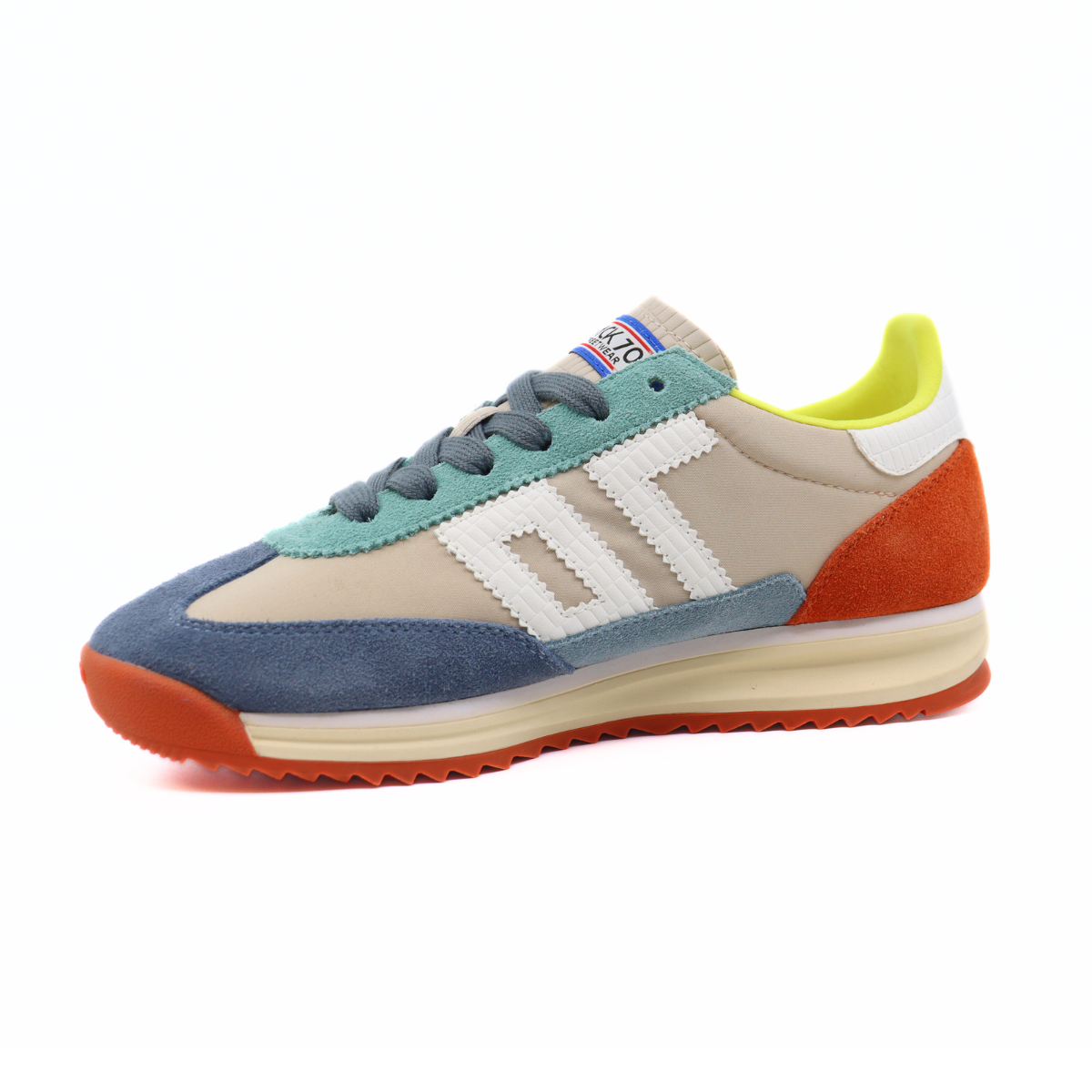Barkley Jogger Multi Jeans Orange Women's Sneakers Back 70