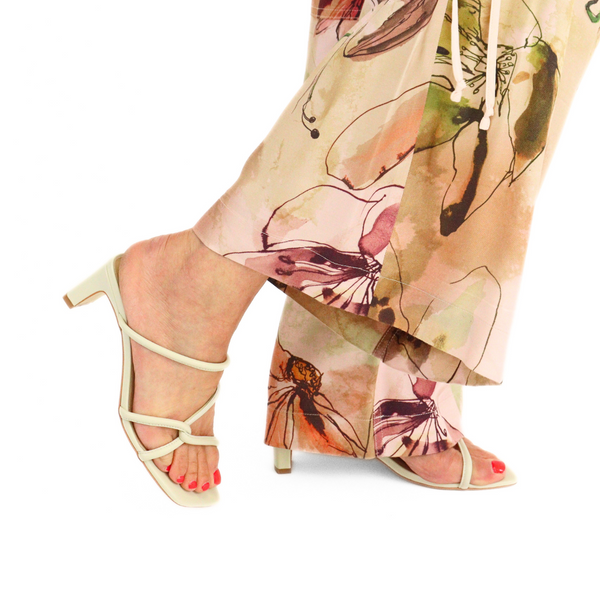Willow Cream Women's Sandals Heels Intentionally Blank    