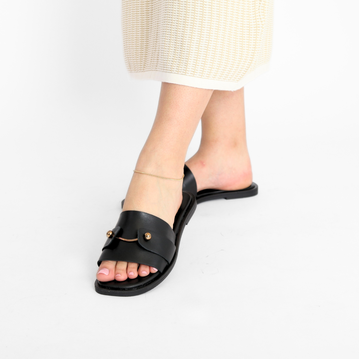 Faleria Black Women's Sandals Ateliers
