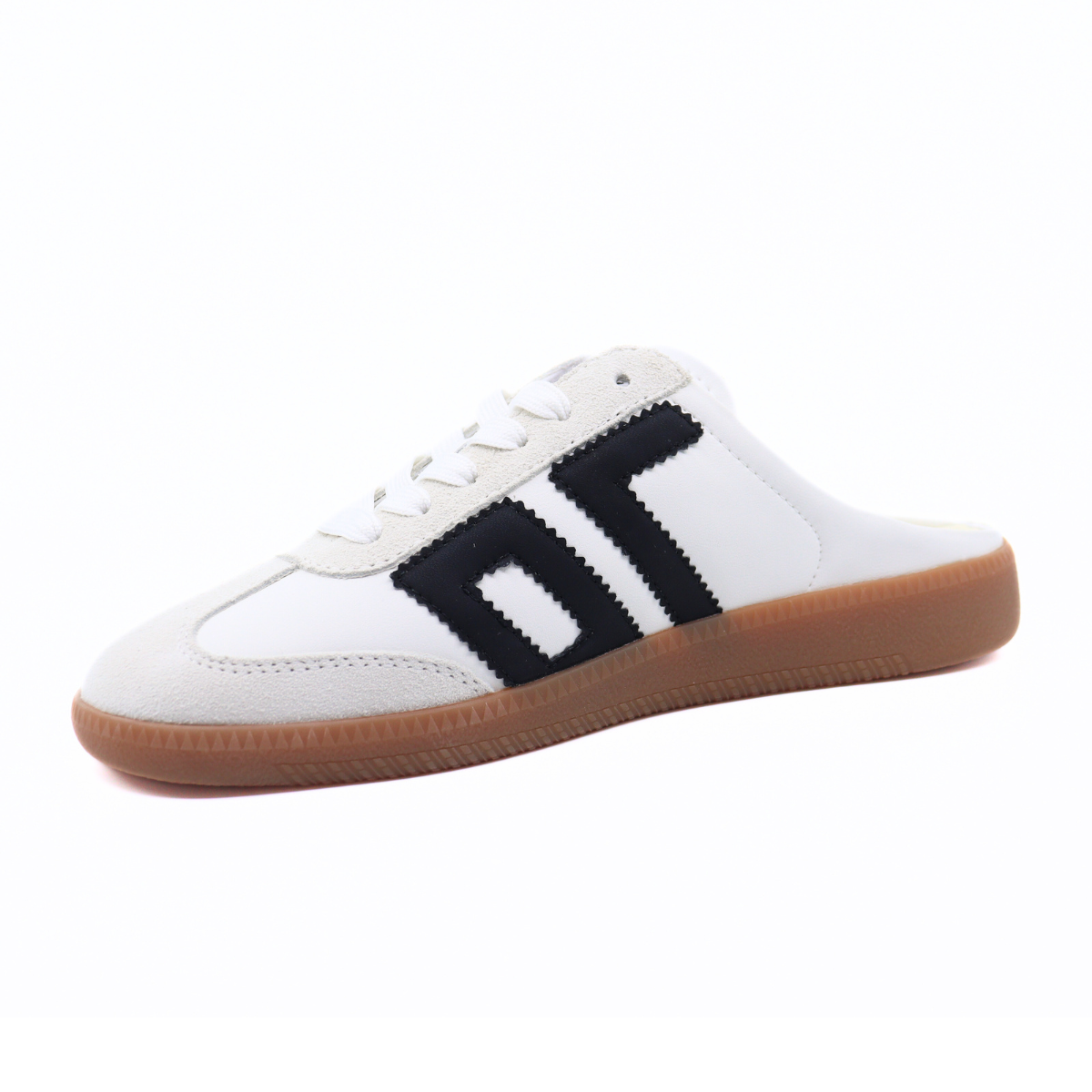 Easter Mule Black & White Women's Sneakers Back 70