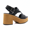 Women's platform sandal Ina Black by ANTELOPE