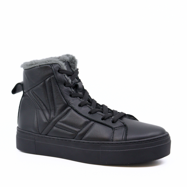 Vox Black Women's Sneakers Platforms Ateliers    