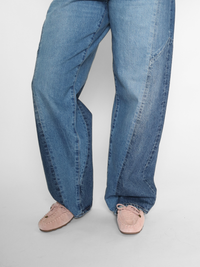 Misty Suede Moccasin Pearl Blush Suede Women's Shoes Free People