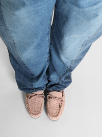 Misty Suede Moccasin Pearl Blush Suede Women's Shoes Free People