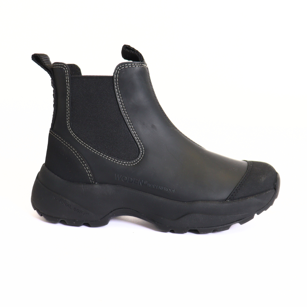 Siri Black Waterproof Women's Boots Woden