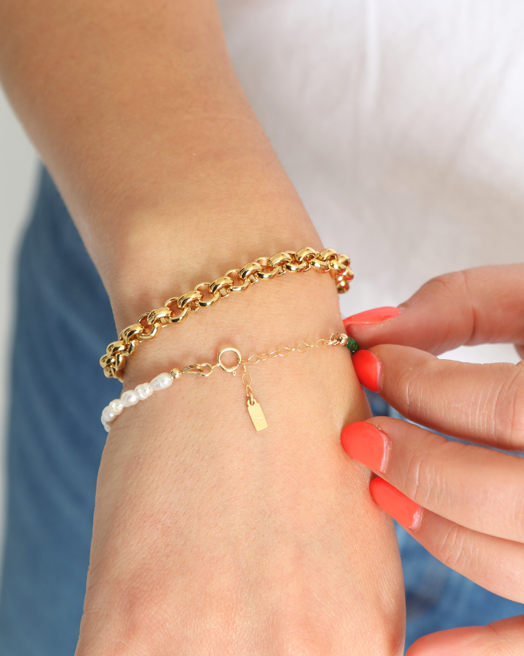 Catalina Emerald Bracelet Gifts + Accessories Jewelry Jūratė Los Angeles