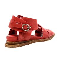 Cross & Band Softy Sandal Red Women's Sandals All Black    