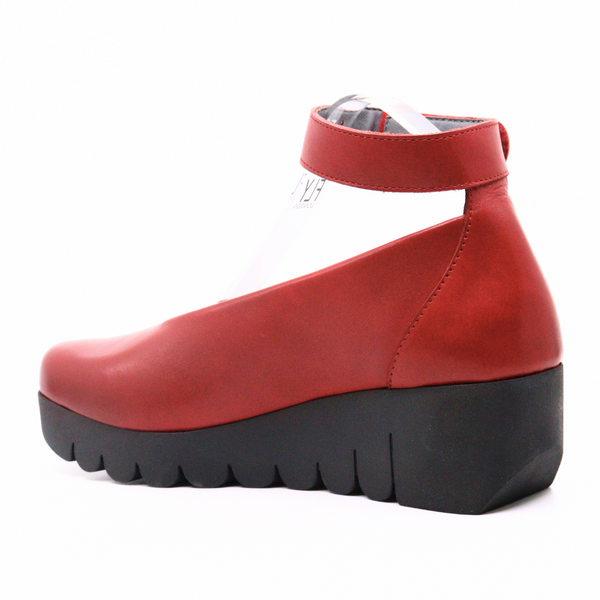 Vily Red Women's Shoes Platforms Fly London    