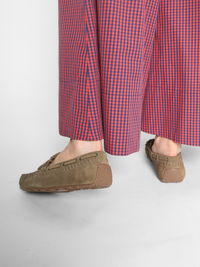 Misty Suede Moccasin Olive Suede Women's Shoes Free People